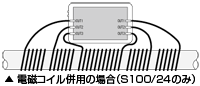 電磁コイル併用の場合（S100/24のみ）